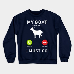 Goat Animal Crewneck Sweatshirt